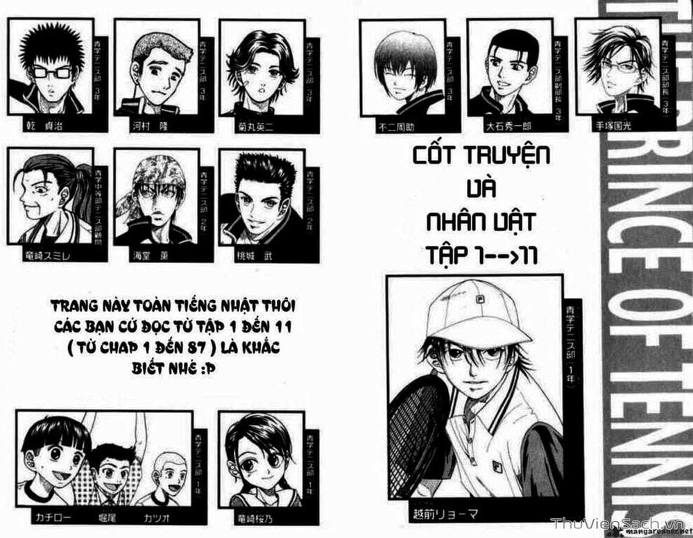 Truyện Tranh Hoàng Tử Tennis - Prince Of Tennis trang 3