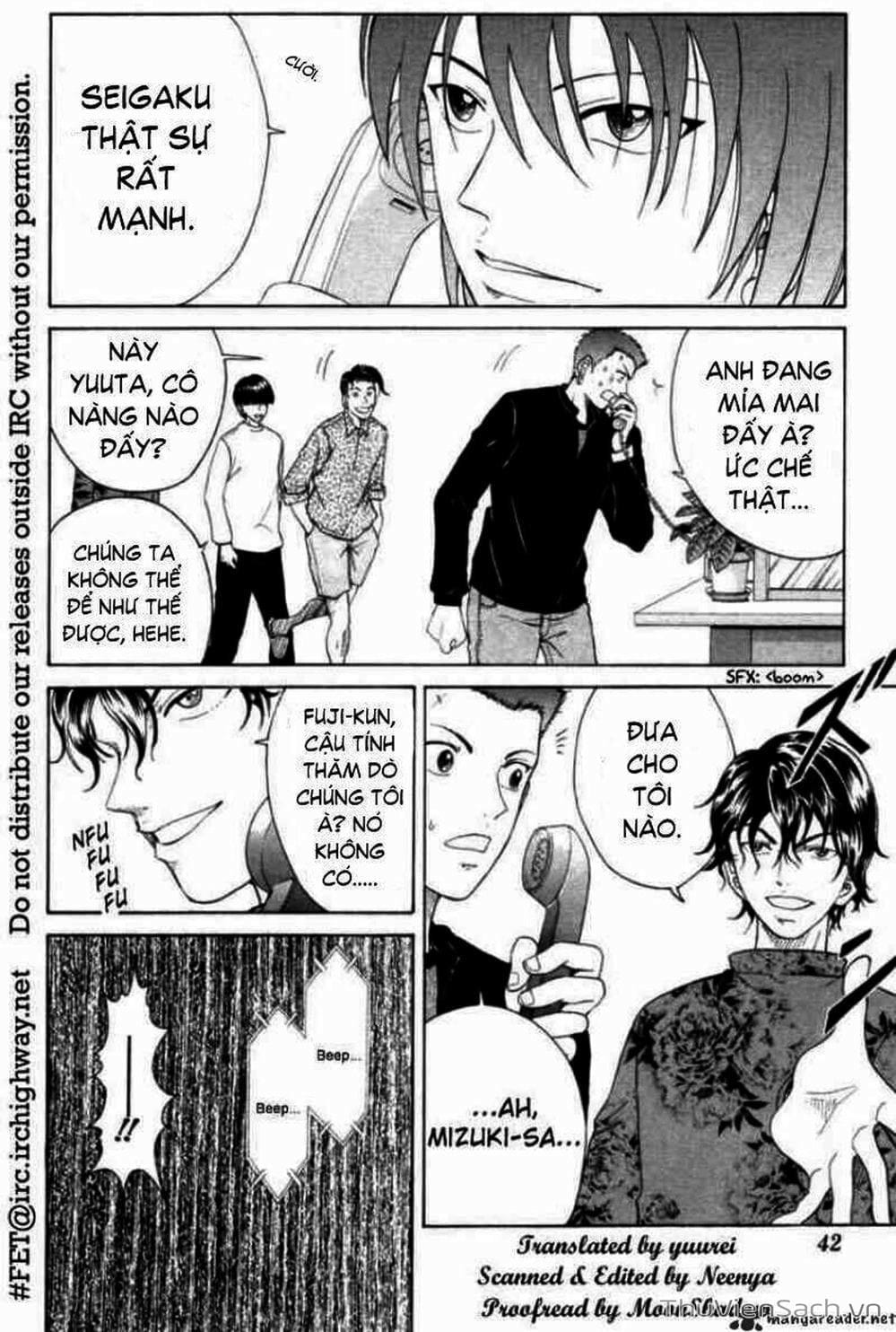 Truyện Tranh Hoàng Tử Tennis - Prince Of Tennis trang 3