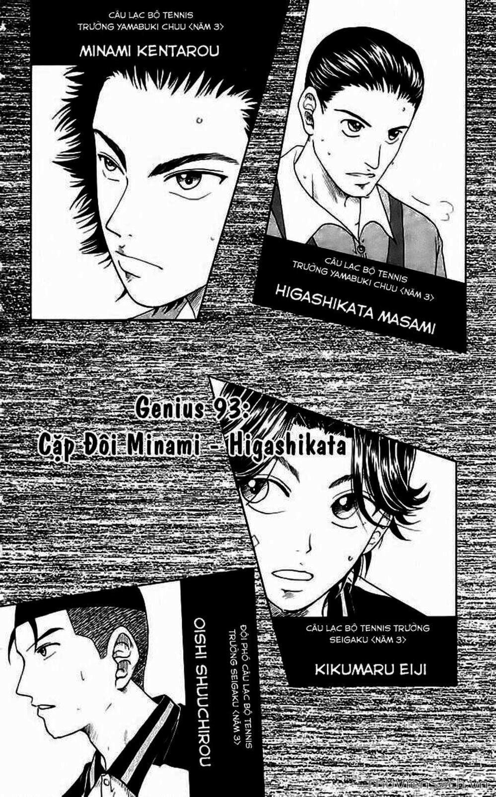 Truyện Tranh Hoàng Tử Tennis - Prince Of Tennis trang 3
