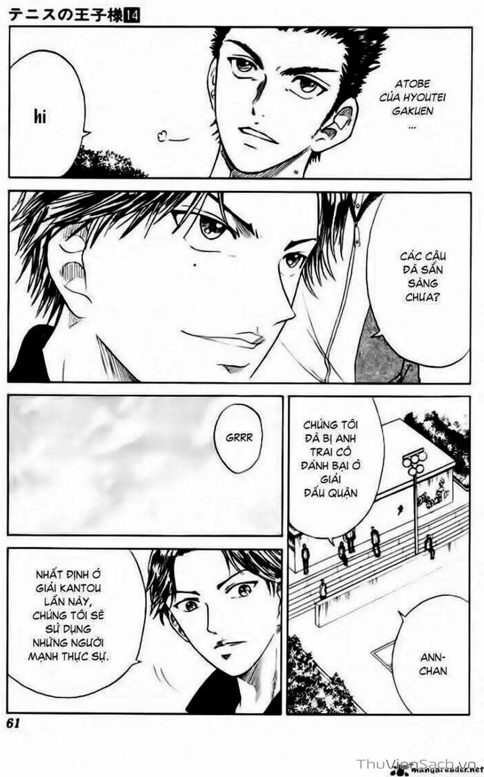 Truyện Tranh Hoàng Tử Tennis - Prince Of Tennis trang 3