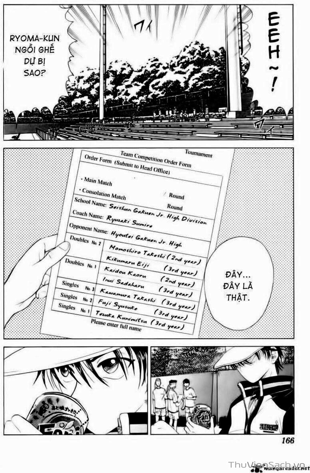 Truyện Tranh Hoàng Tử Tennis - Prince Of Tennis trang 3