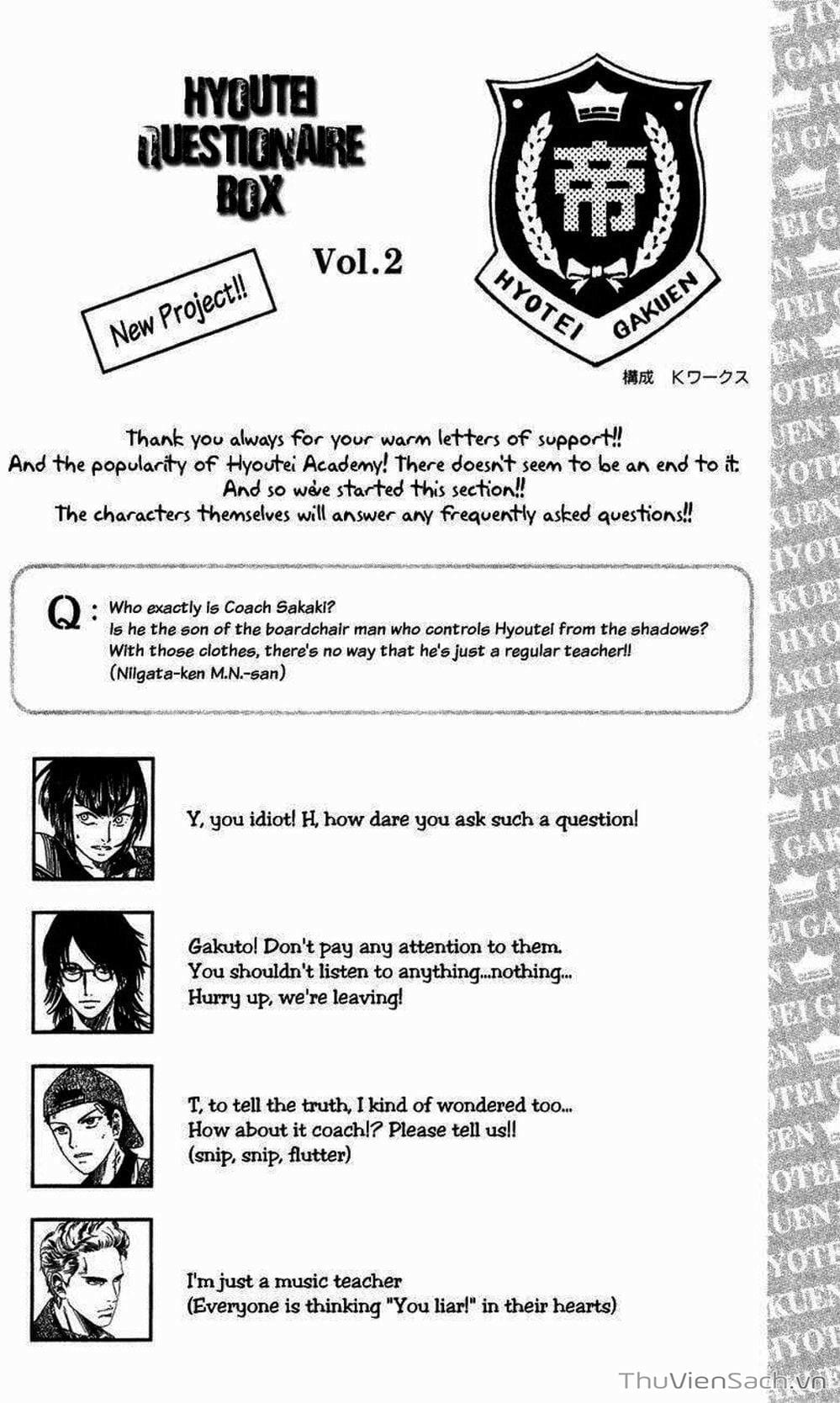 Truyện Tranh Hoàng Tử Tennis - Prince Of Tennis trang 3