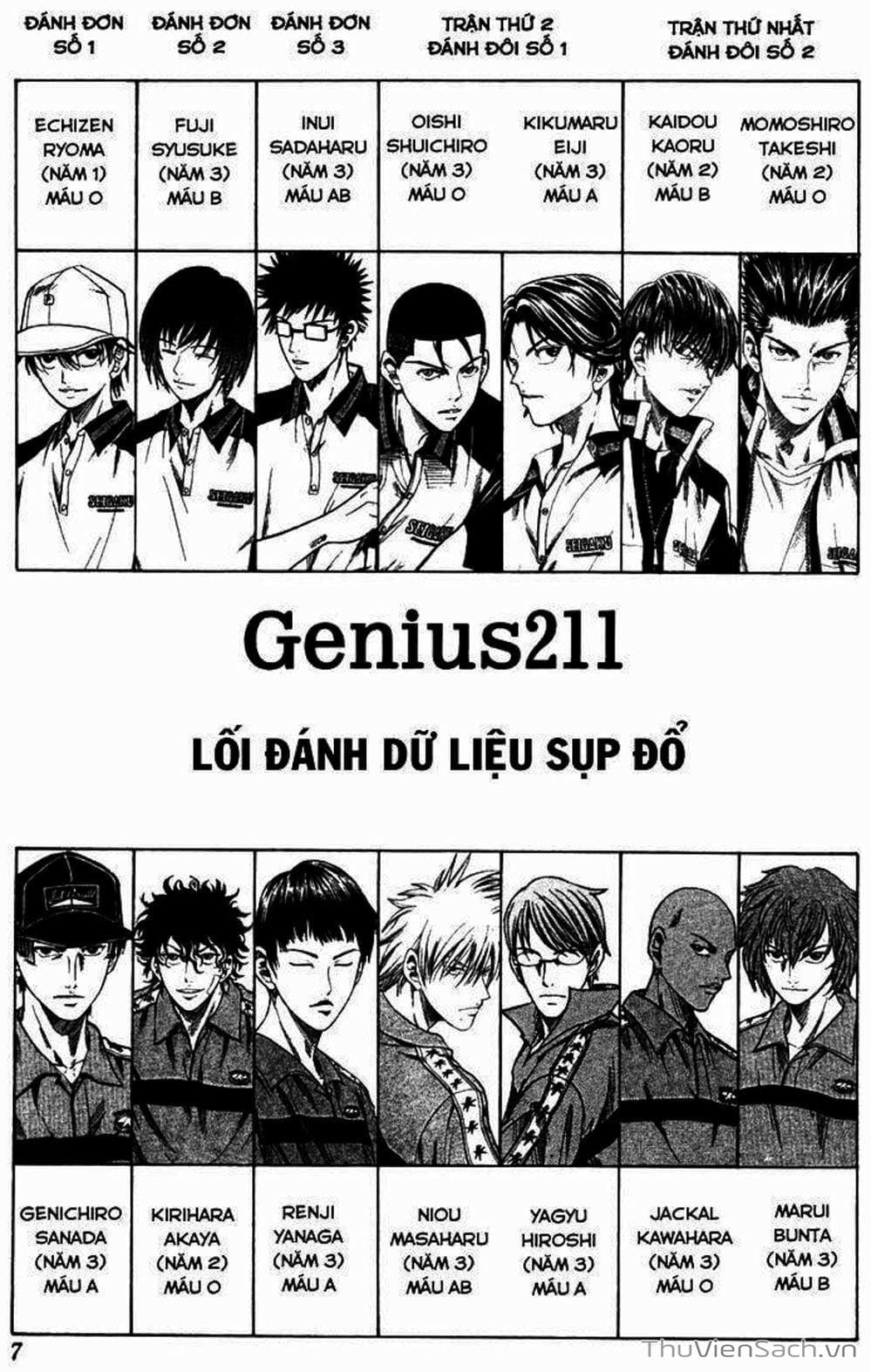 Truyện Tranh Hoàng Tử Tennis - Prince Of Tennis trang 3