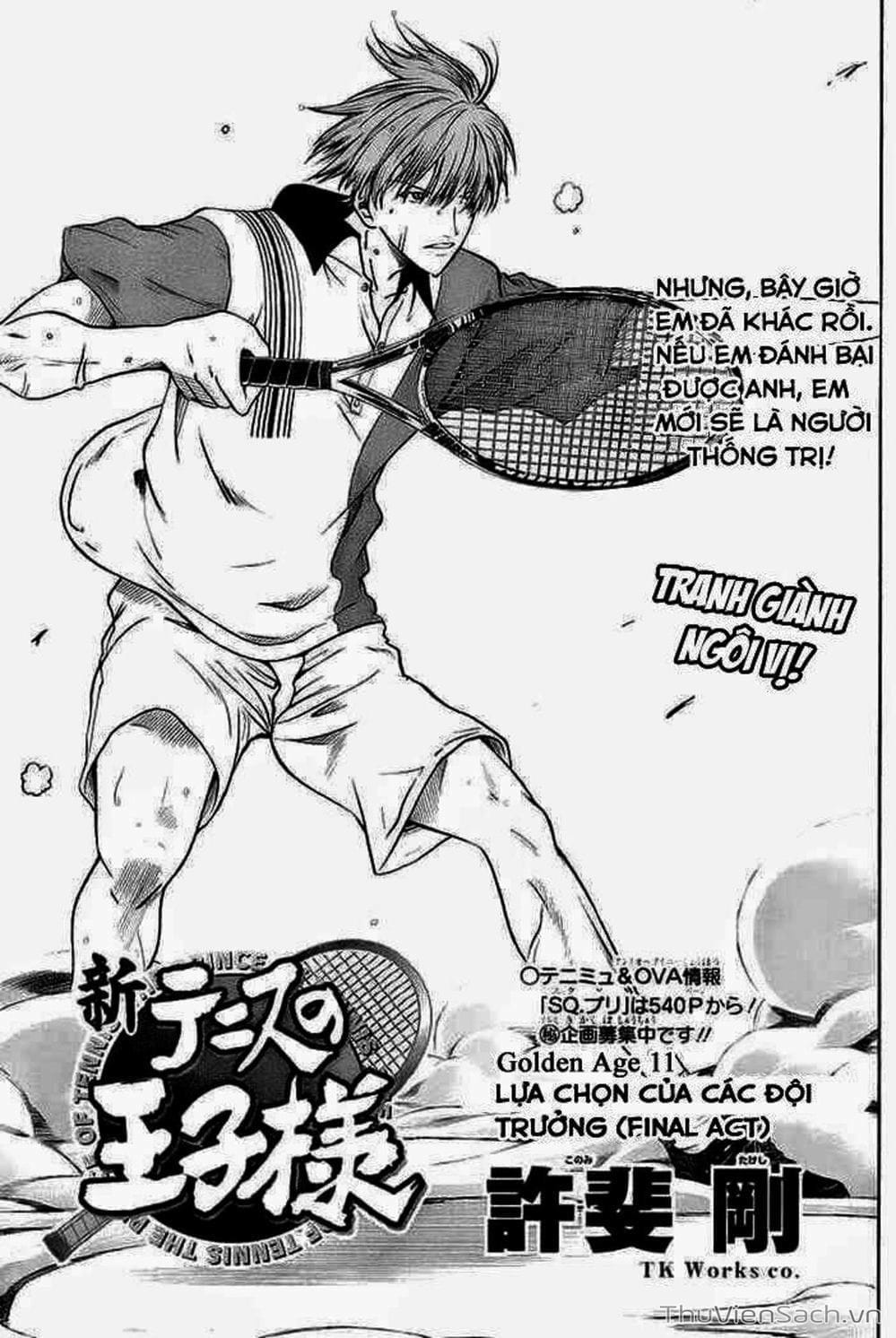 Truyện Tranh Hoàng Tử Tennis - Prince Of Tennis trang 3