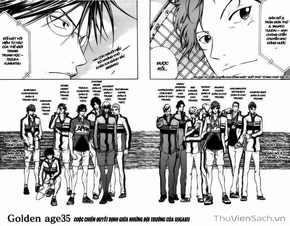 Truyện Tranh Hoàng Tử Tennis - Prince Of Tennis trang 3