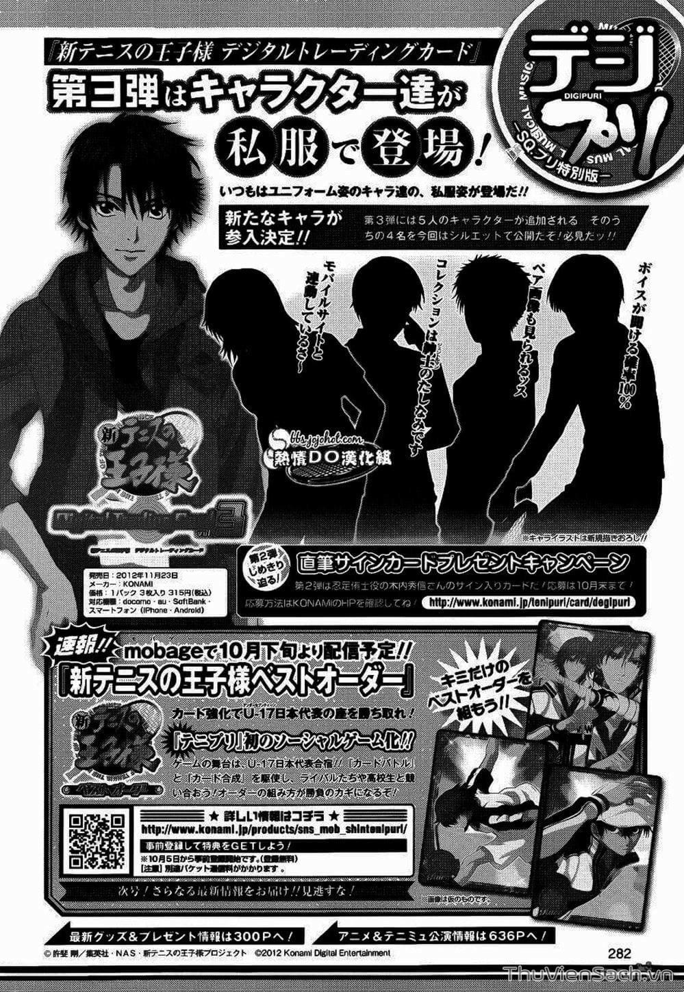 Truyện Tranh Hoàng Tử Tennis - Prince Of Tennis trang 3