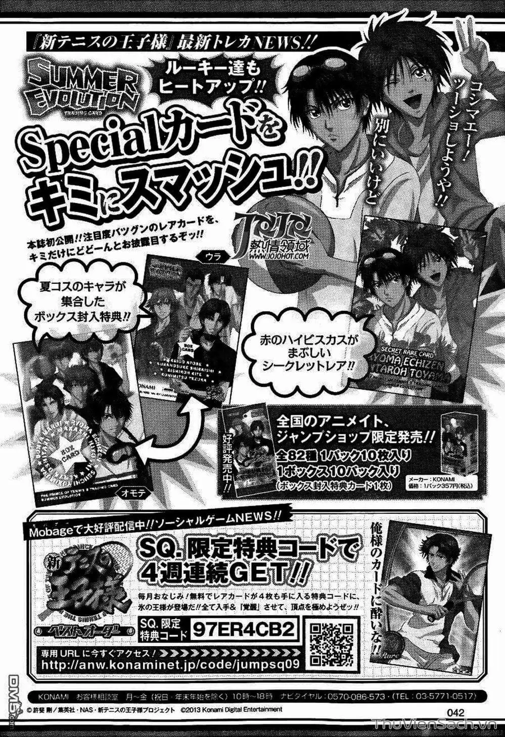 Truyện Tranh Hoàng Tử Tennis - Prince Of Tennis trang 3