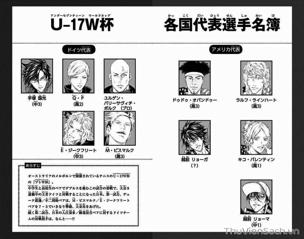 Truyện Tranh Hoàng Tử Tennis - Prince Of Tennis trang 3