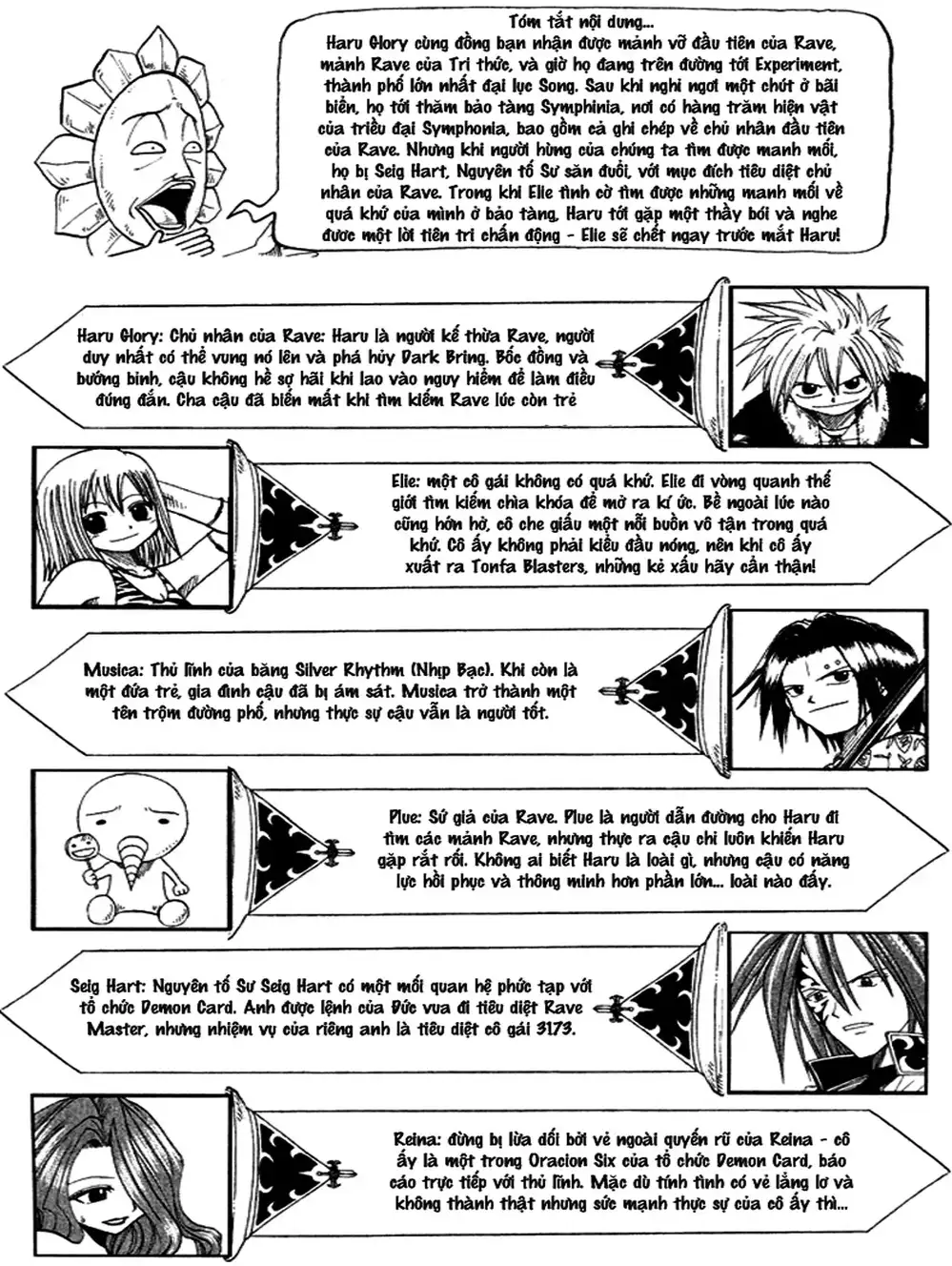 Truyện Tranh Thánh Thạch Rave - Rave Master trang 8