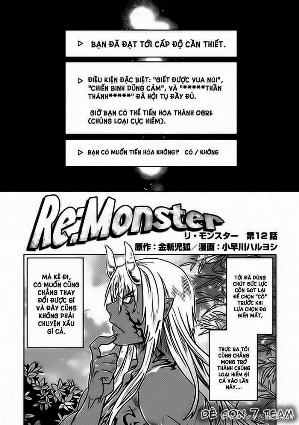 Truyện Tranh Chuyển Sinh Thành Quái Vật - Re: Monster trang 7