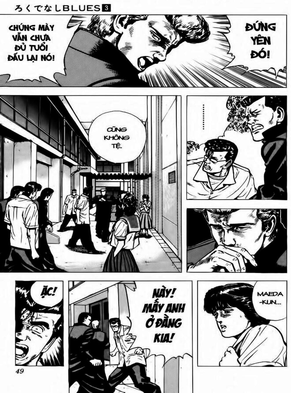 Truyện Tranh Gã Vô Dụng - Rokudenashi Blues trang 7