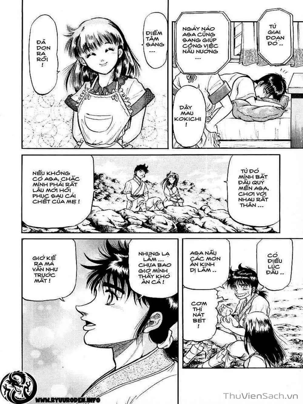 Truyện Tranh Chú Bé Rồng - Ryuuroden trang 5