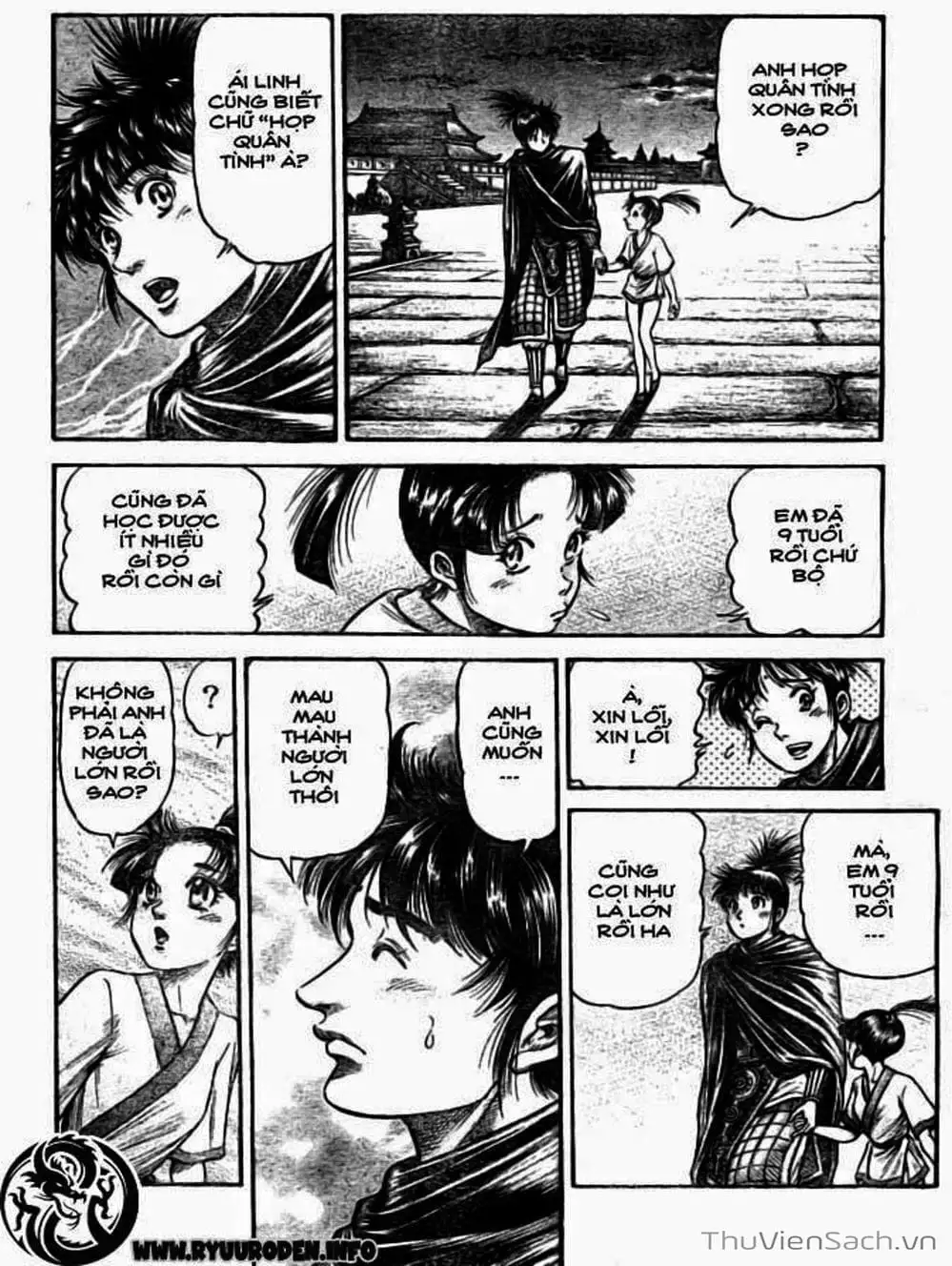 Truyện Tranh Chú Bé Rồng - Ryuuroden trang 5