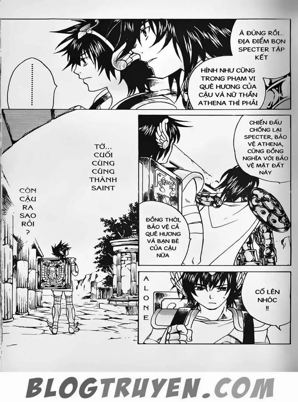 Truyện Tranh Truyền Thuyết Minh Vương - Sain Saiyan: The Lost Canvas trang 4