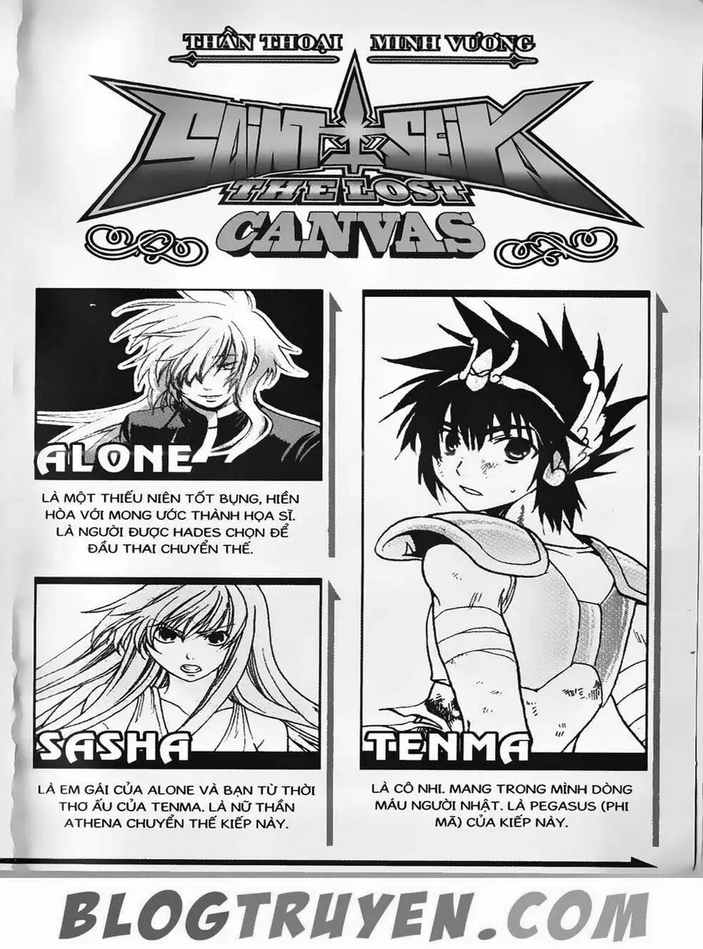 Truyện Tranh Truyền Thuyết Minh Vương - Sain Saiyan: The Lost Canvas trang 4