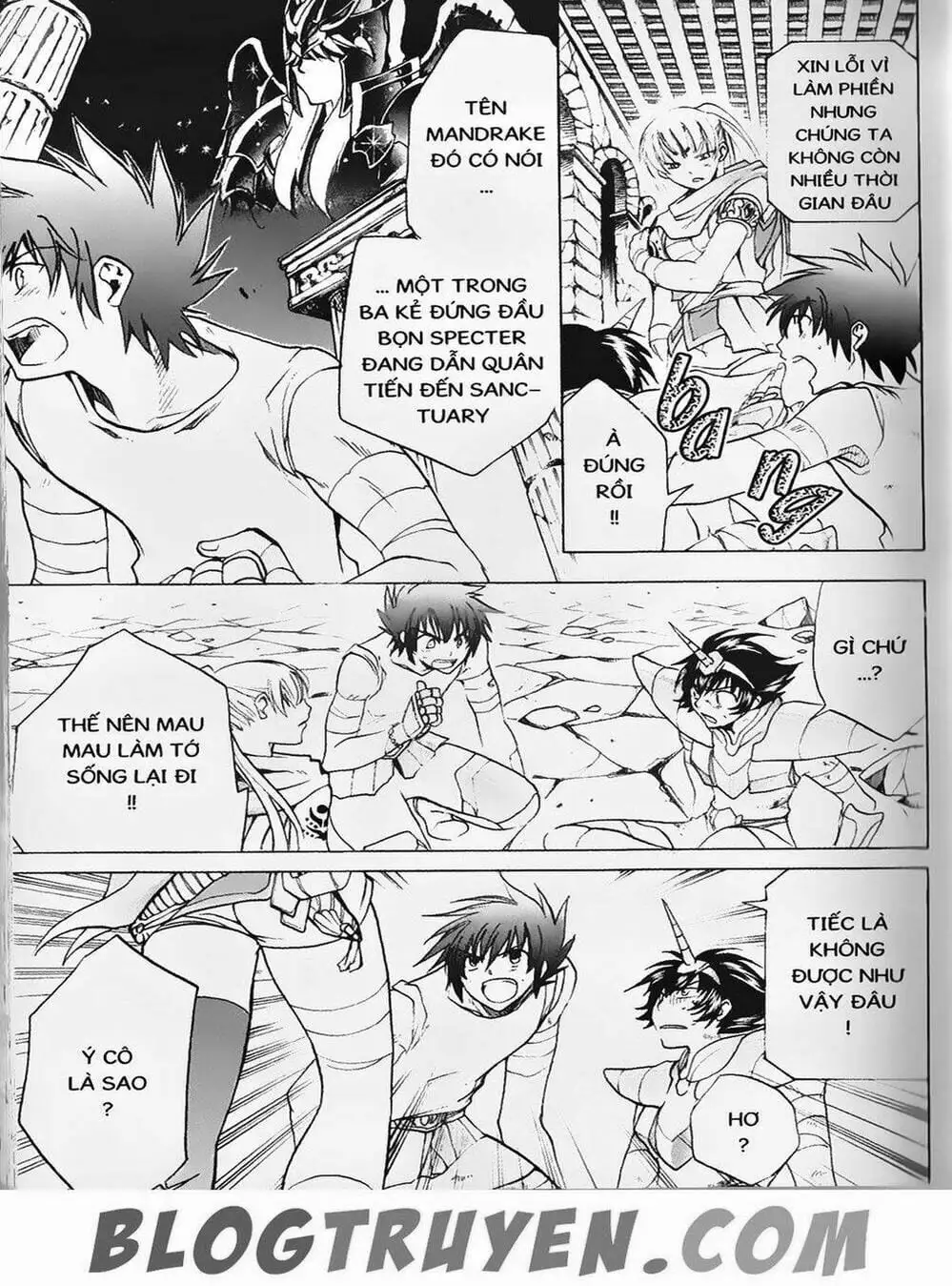 Truyện Tranh Truyền Thuyết Minh Vương - Sain Saiyan: The Lost Canvas trang 4