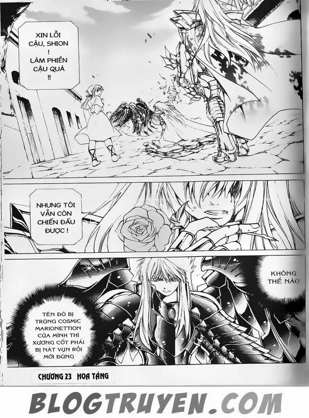 Truyện Tranh Truyền Thuyết Minh Vương - Sain Saiyan: The Lost Canvas trang 4