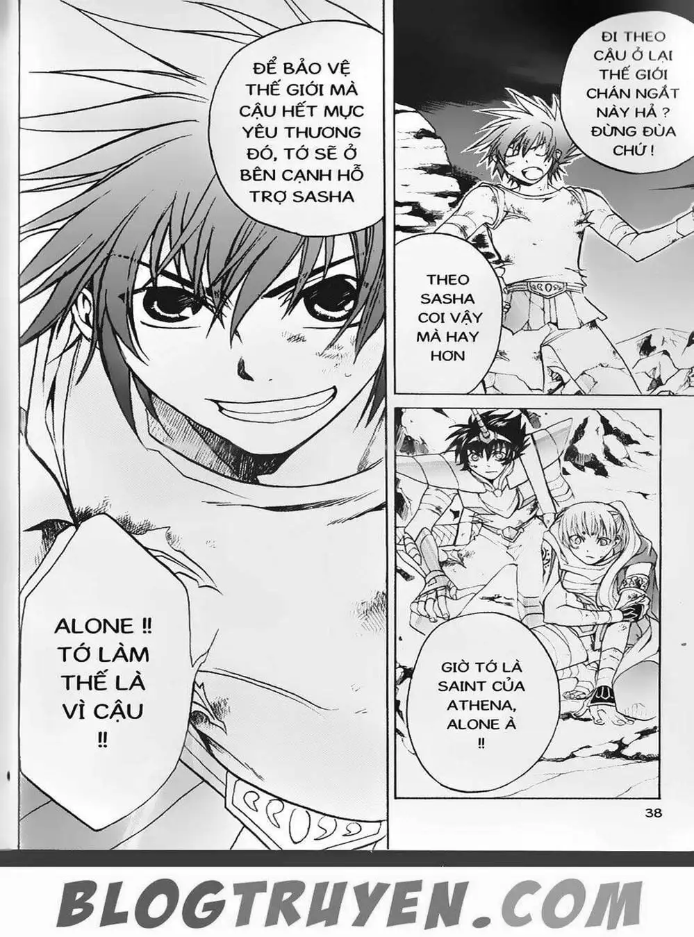 Truyện Tranh Truyền Thuyết Minh Vương - Sain Saiyan: The Lost Canvas trang 4