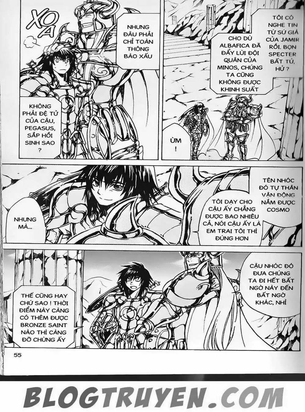 Truyện Tranh Truyền Thuyết Minh Vương - Sain Saiyan: The Lost Canvas trang 4