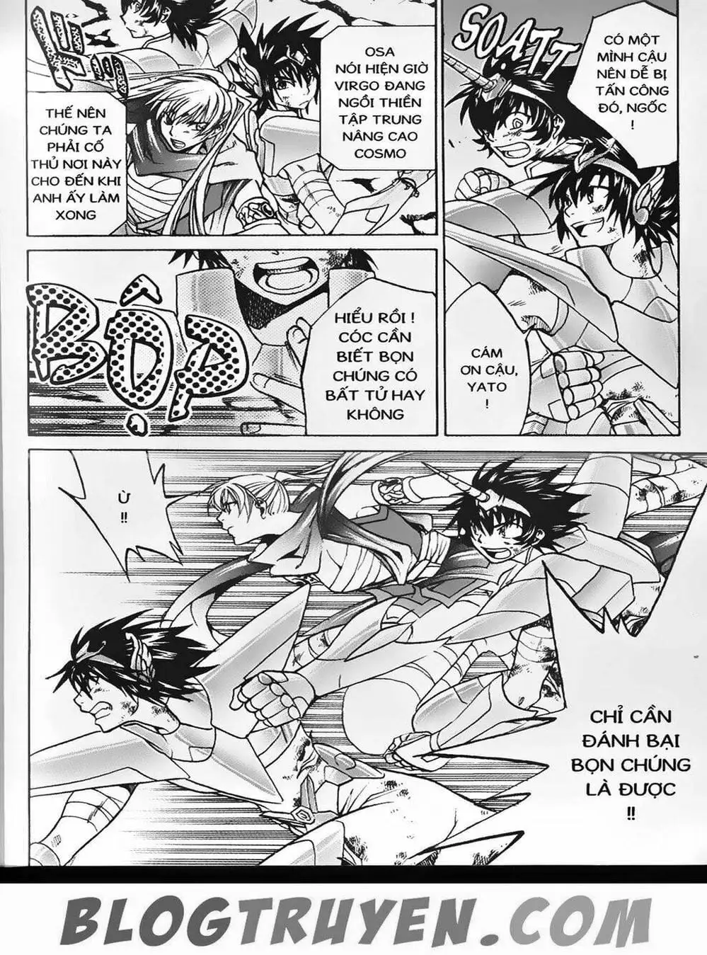 Truyện Tranh Truyền Thuyết Minh Vương - Sain Saiyan: The Lost Canvas trang 4