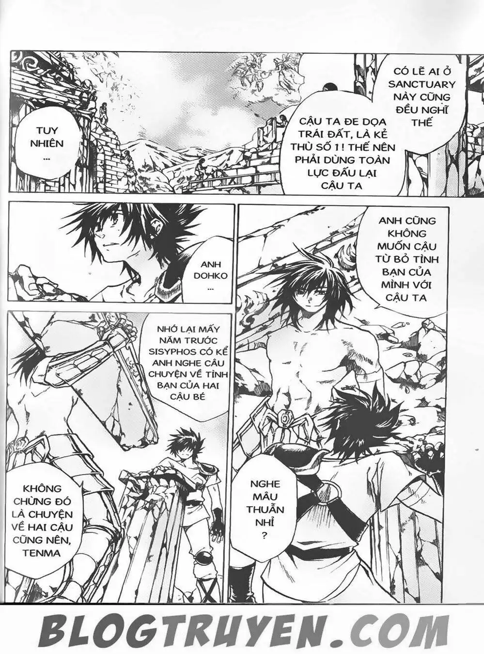 Truyện Tranh Truyền Thuyết Minh Vương - Sain Saiyan: The Lost Canvas trang 4