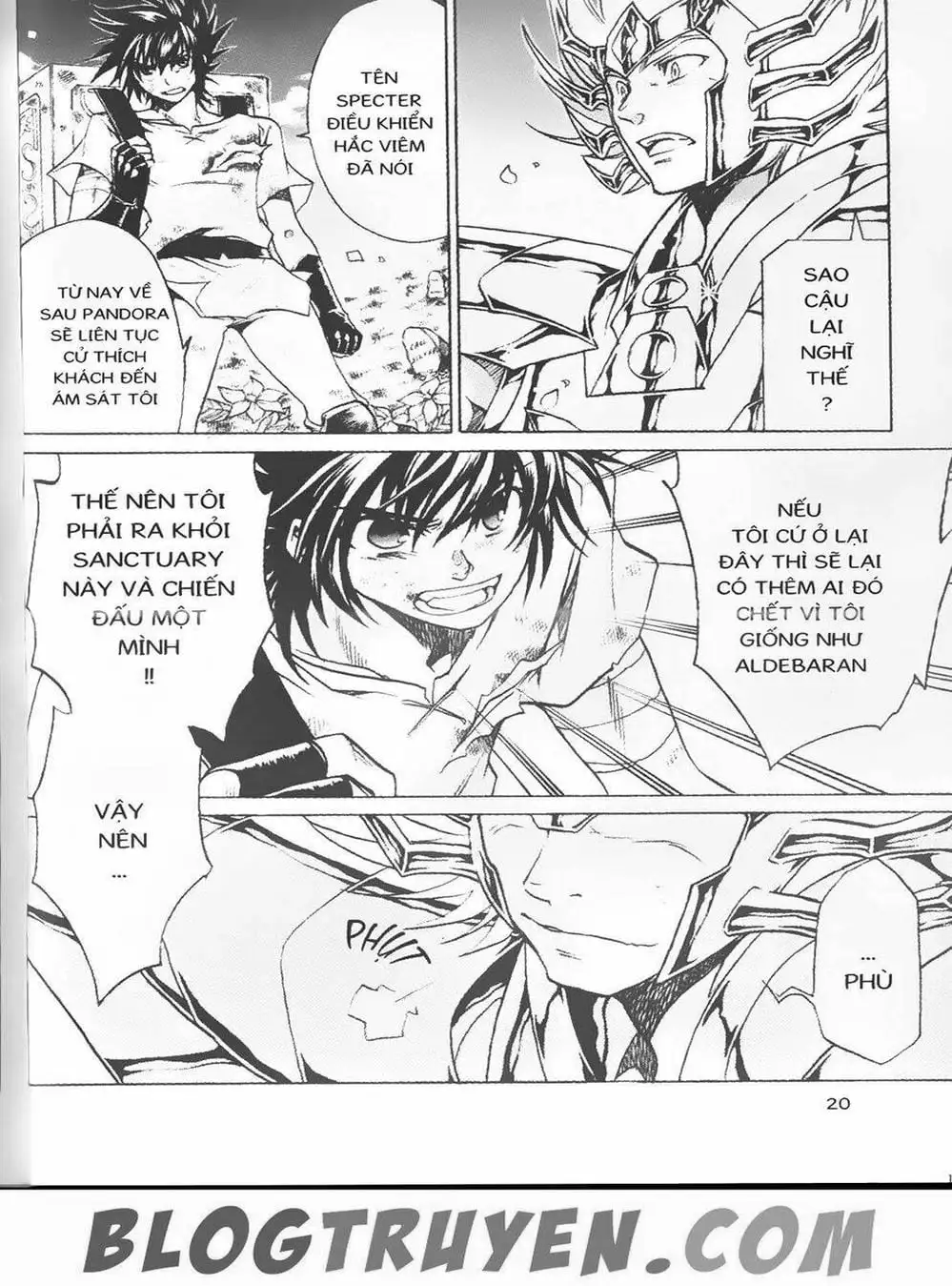 Truyện Tranh Truyền Thuyết Minh Vương - Sain Saiyan: The Lost Canvas trang 4