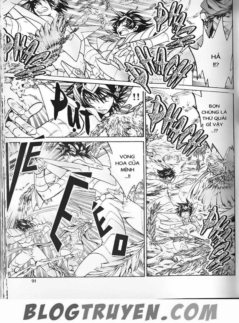 Truyện Tranh Truyền Thuyết Minh Vương - Sain Saiyan: The Lost Canvas trang 4