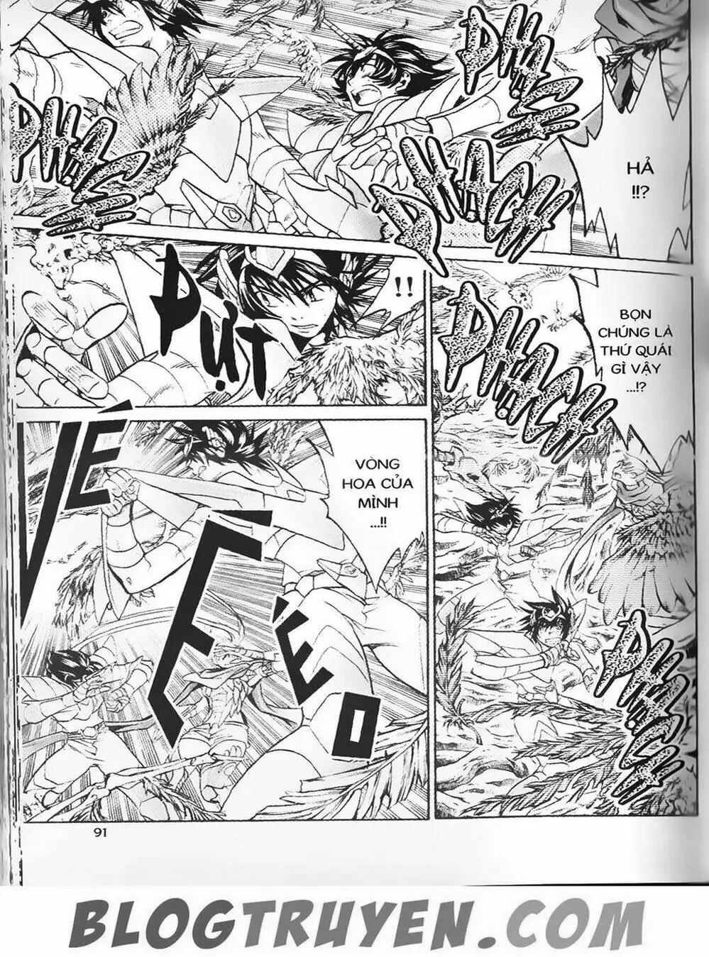 Truyện Tranh Truyền Thuyết Minh Vương - Sain Saiyan: The Lost Canvas trang 4