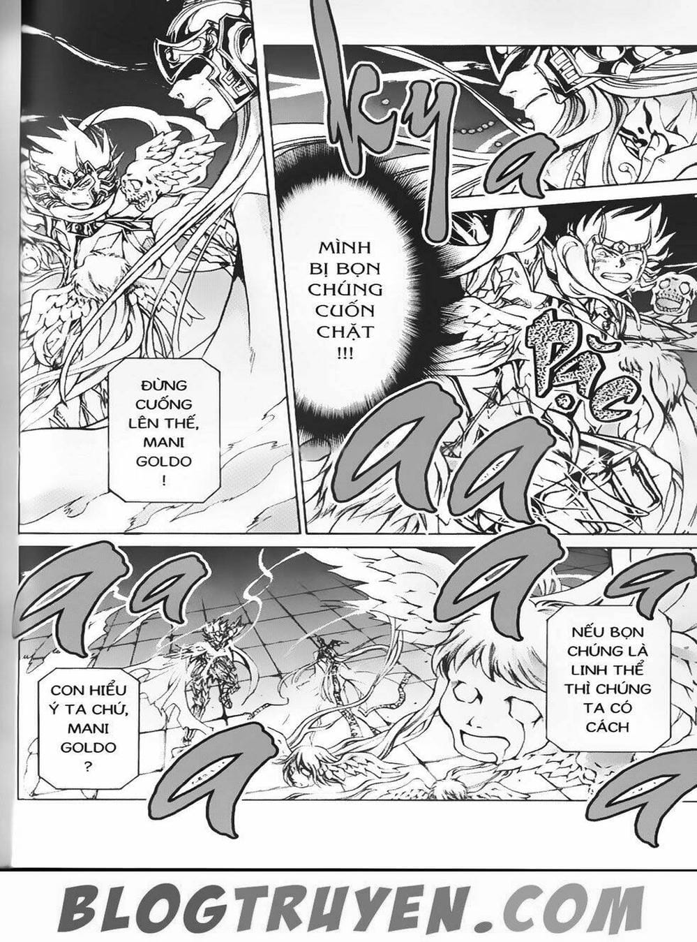 Truyện Tranh Truyền Thuyết Minh Vương - Sain Saiyan: The Lost Canvas trang 4