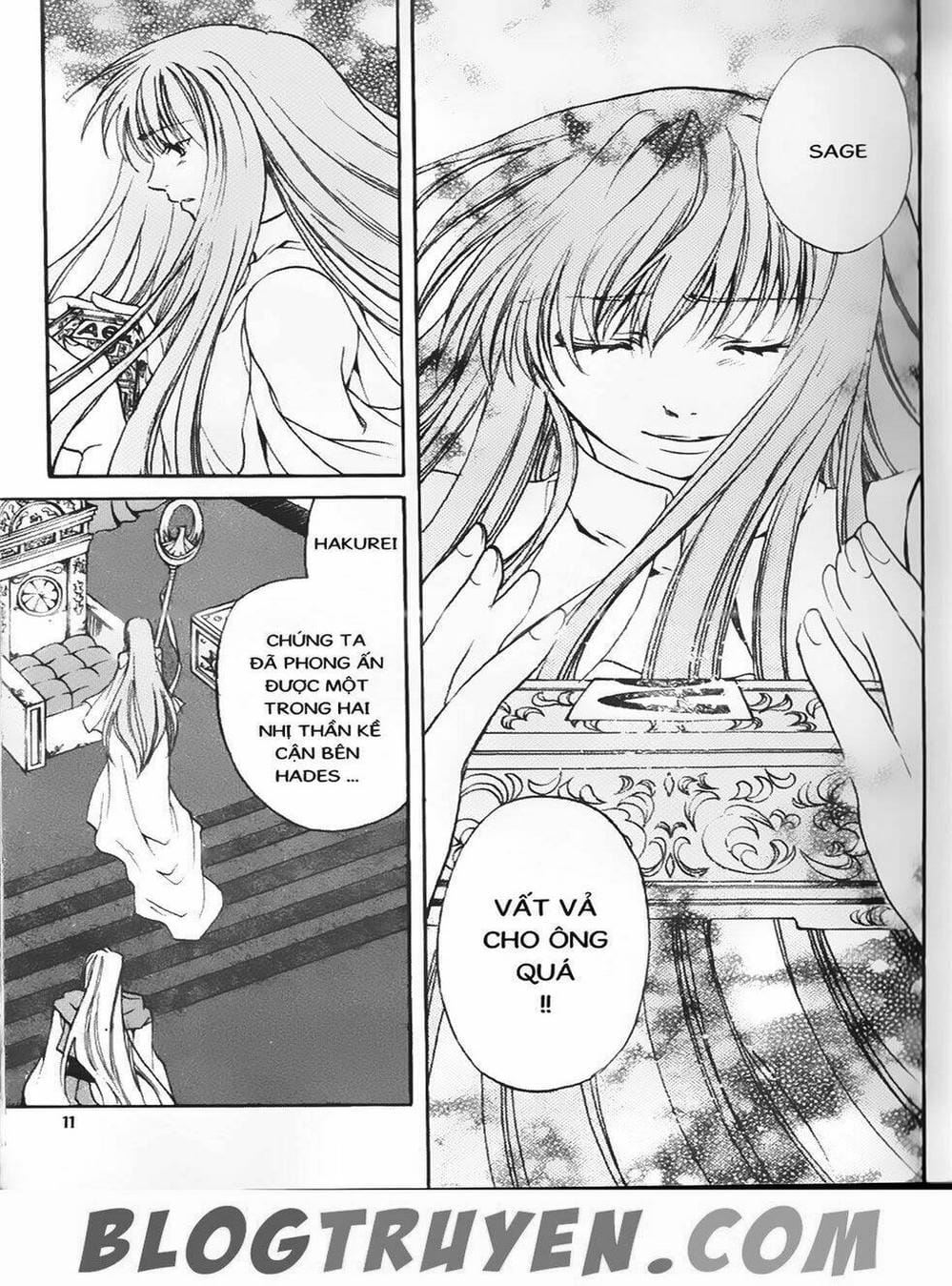 Truyện Tranh Truyền Thuyết Minh Vương - Sain Saiyan: The Lost Canvas trang 4