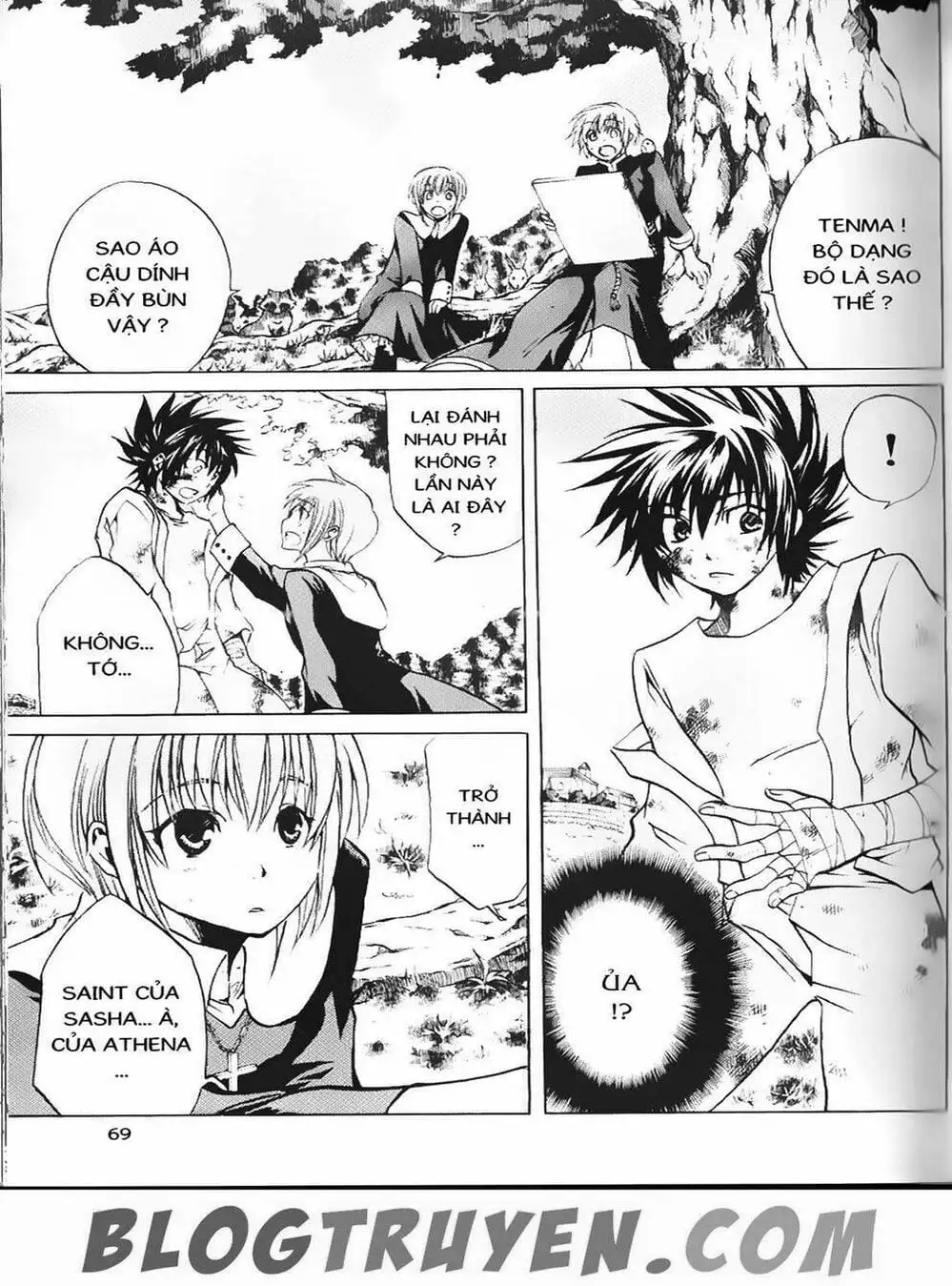 Truyện Tranh Truyền Thuyết Minh Vương - Sain Saiyan: The Lost Canvas trang 4