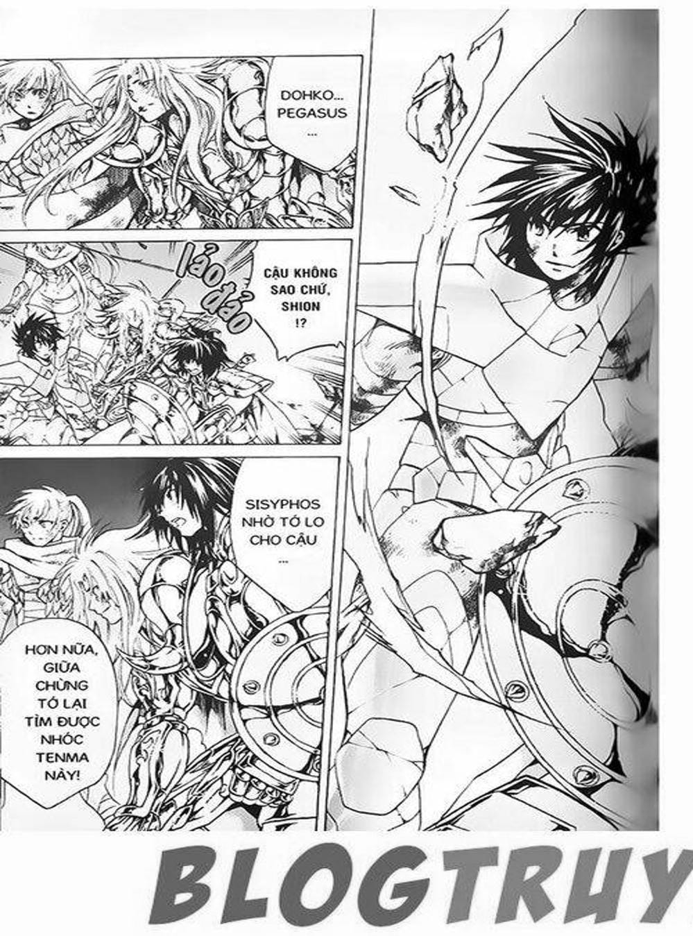 Truyện Tranh Truyền Thuyết Minh Vương - Sain Saiyan: The Lost Canvas trang 4