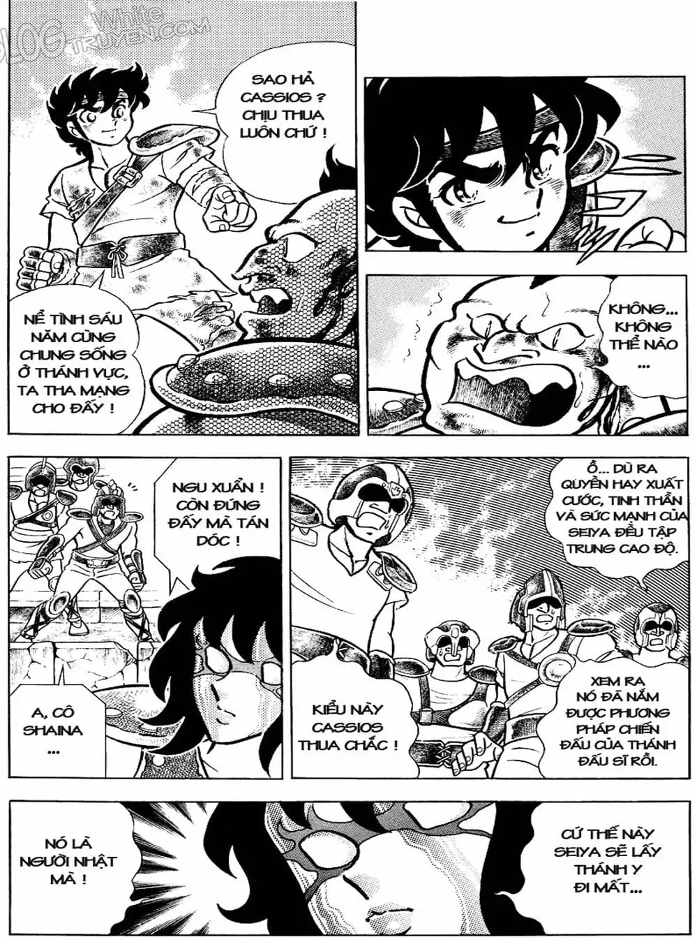 Truyện Tranh Áo Giáp Vàng - Saint Seiya trang 4