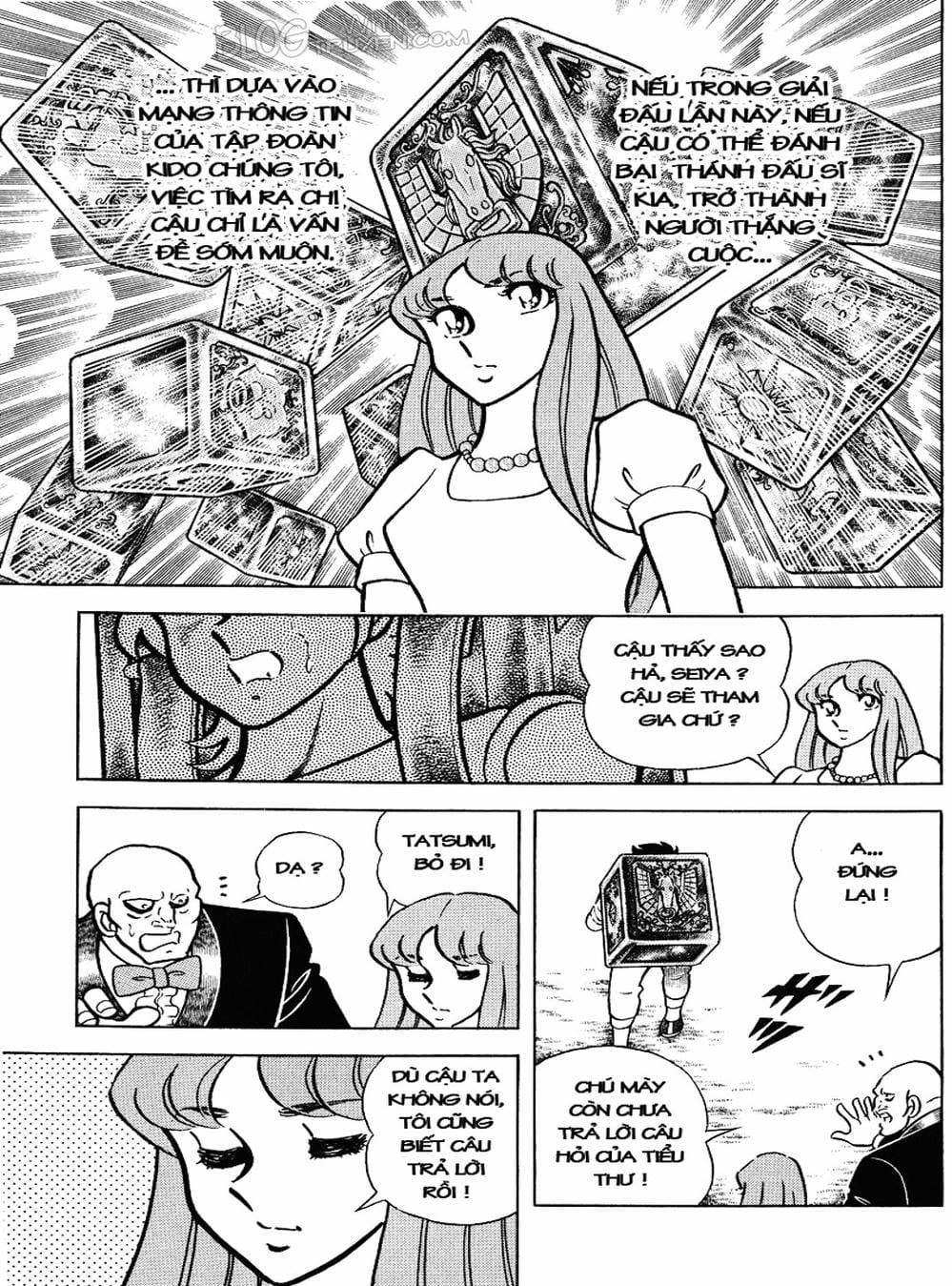 Truyện Tranh Áo Giáp Vàng - Saint Seiya trang 4