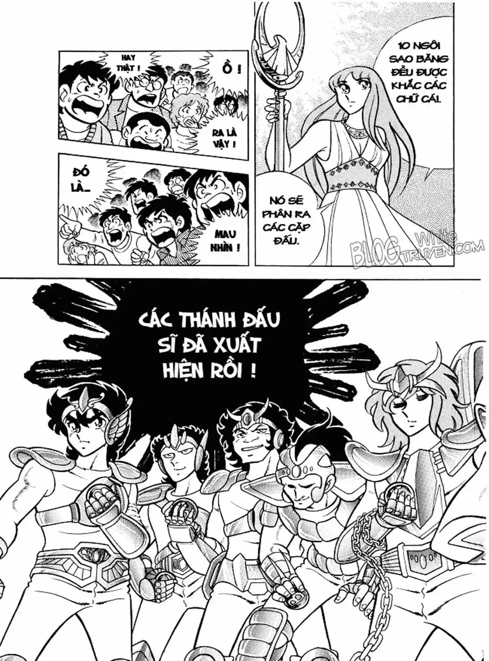 Truyện Tranh Áo Giáp Vàng - Saint Seiya trang 4