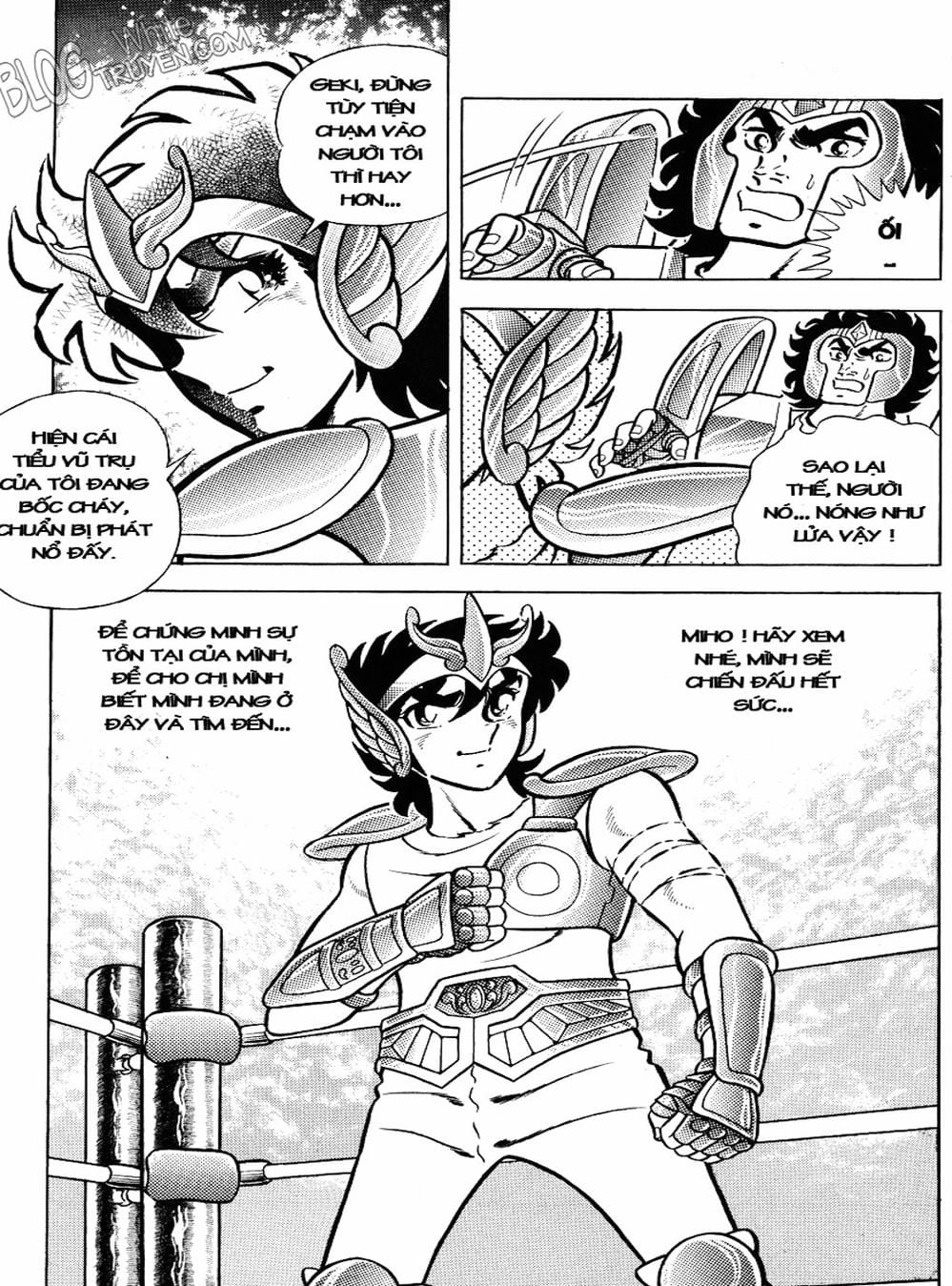 Truyện Tranh Áo Giáp Vàng - Saint Seiya trang 4
