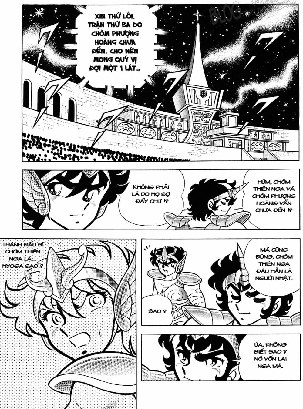Truyện Tranh Áo Giáp Vàng - Saint Seiya trang 4