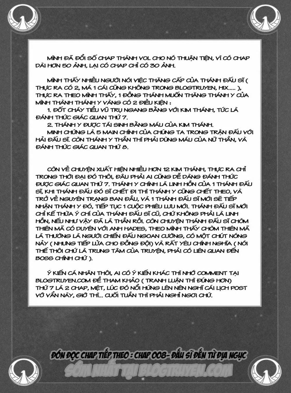 Truyện Tranh Áo Giáp Vàng - Saint Seiya trang 4