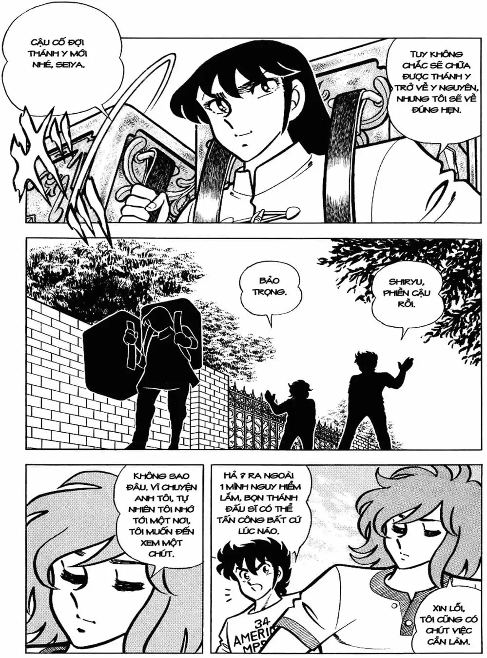 Truyện Tranh Áo Giáp Vàng - Saint Seiya trang 4