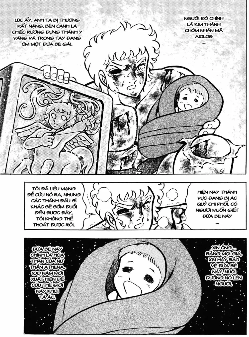 Truyện Tranh Áo Giáp Vàng - Saint Seiya trang 4