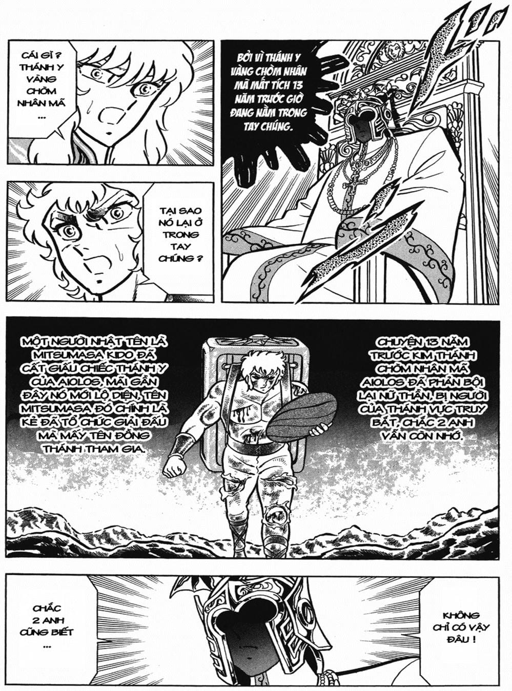 Truyện Tranh Áo Giáp Vàng - Saint Seiya trang 4