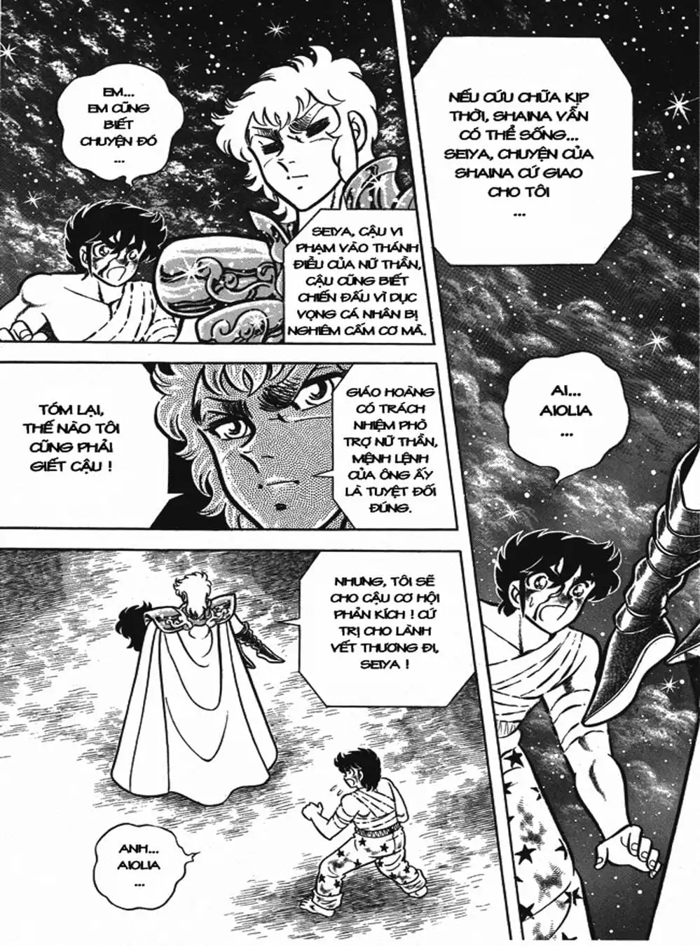 Truyện Tranh Áo Giáp Vàng - Saint Seiya trang 4