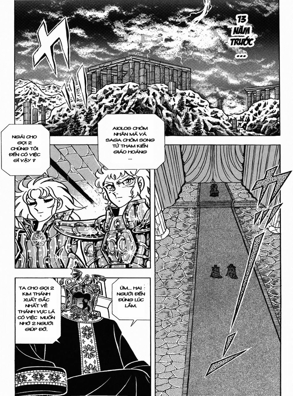 Truyện Tranh Áo Giáp Vàng - Saint Seiya trang 4