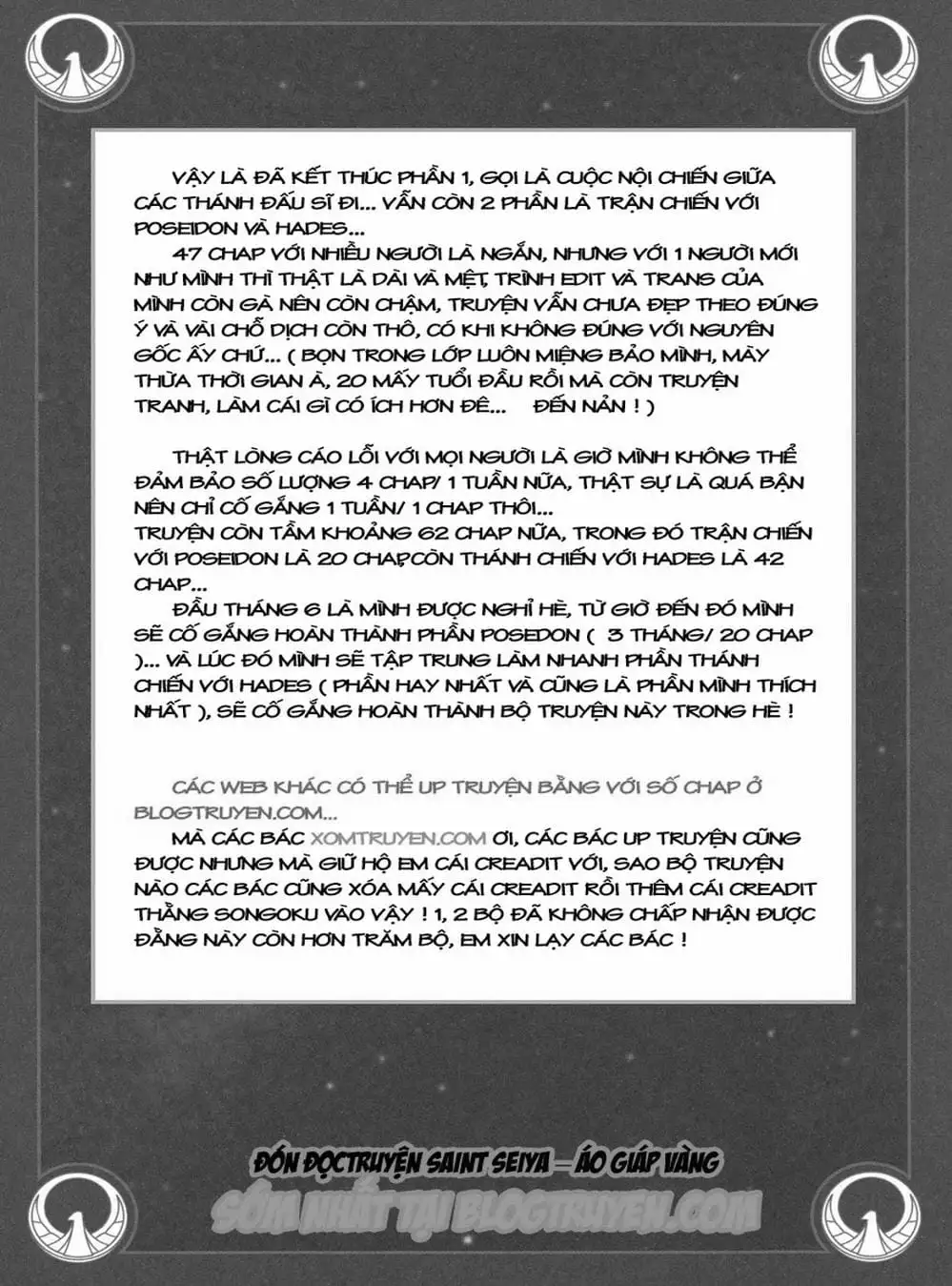 Truyện Tranh Áo Giáp Vàng - Saint Seiya trang 4