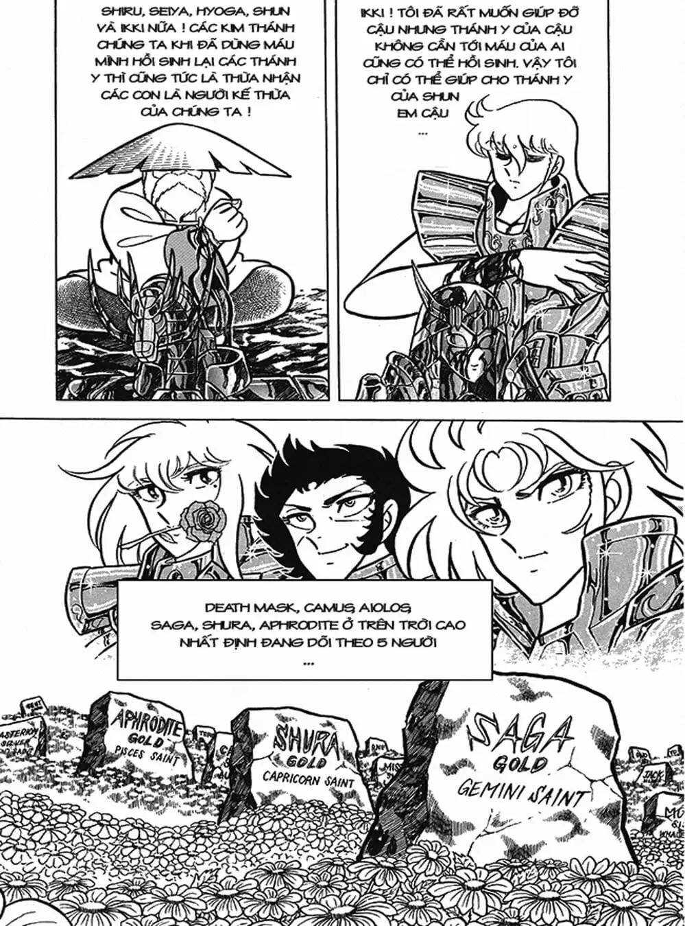 Truyện Tranh Áo Giáp Vàng - Saint Seiya trang 4