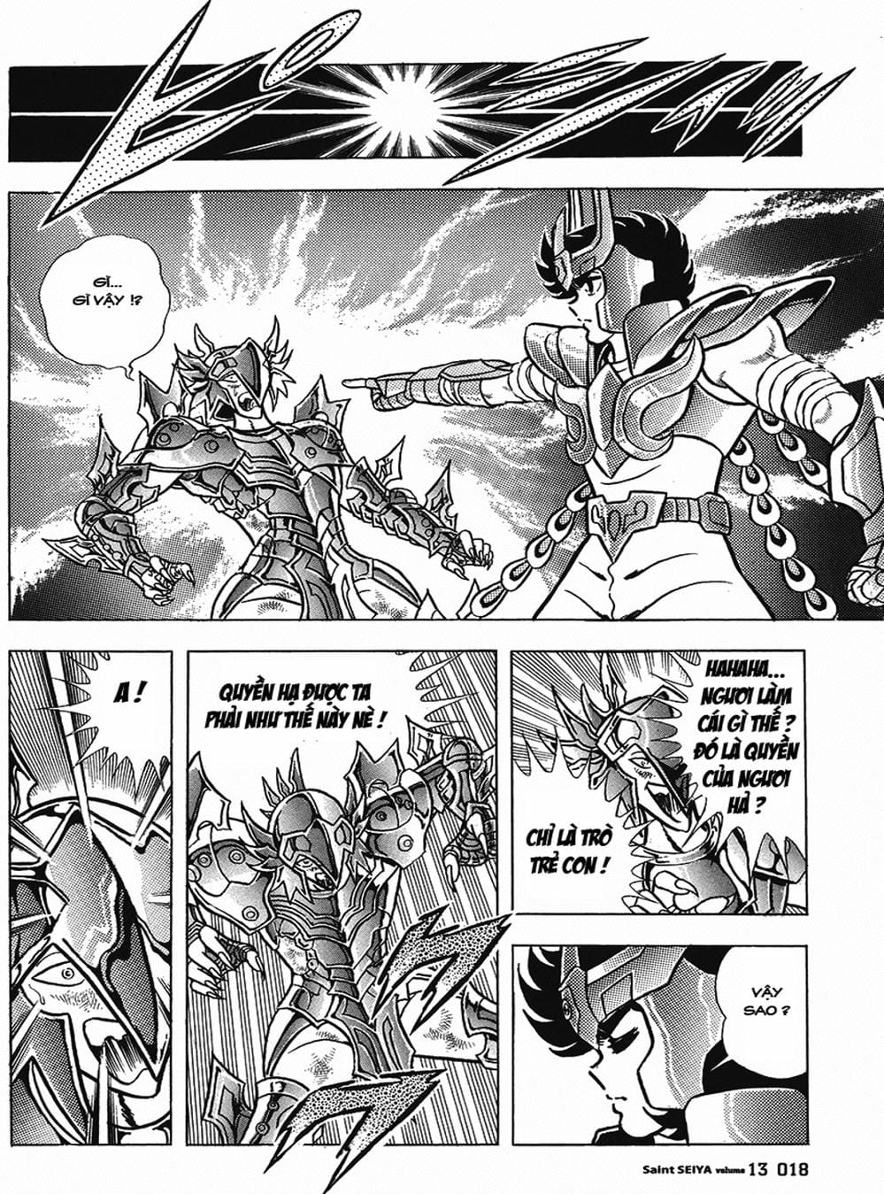 Truyện Tranh Áo Giáp Vàng - Saint Seiya trang 4