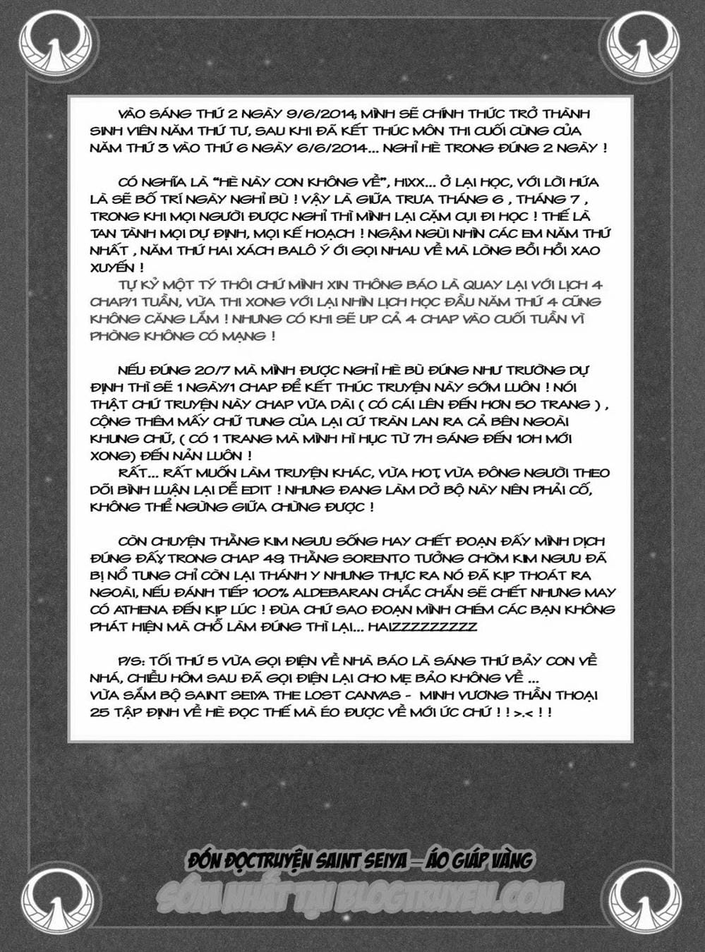 Truyện Tranh Áo Giáp Vàng - Saint Seiya trang 4