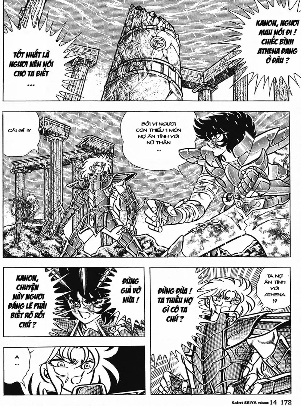 Truyện Tranh Áo Giáp Vàng - Saint Seiya trang 4