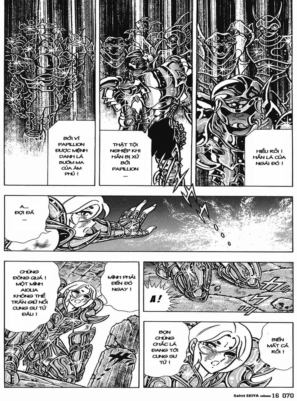 Truyện Tranh Áo Giáp Vàng - Saint Seiya trang 4