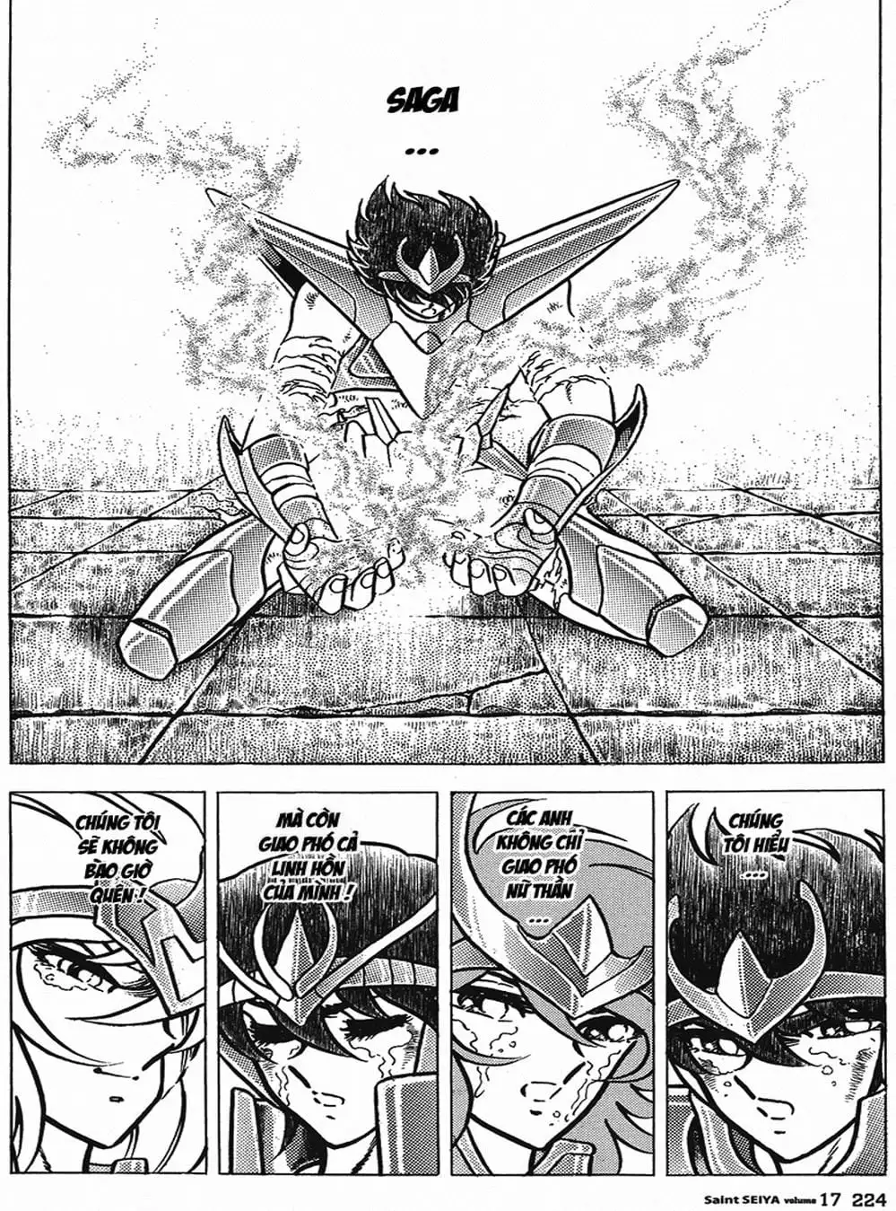 Truyện Tranh Áo Giáp Vàng - Saint Seiya trang 4